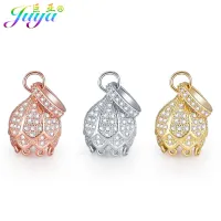 【YF】✿☜  Juya Moda Needlework Tassel Earrings Necklace Jewelry Making Accessories Supplies Floating Charms Bead Caps