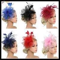 FROJTY มีสไตล์ งานแต่งงาน ค็อกเทล Fascinators ผม กิ๊บติดผมขนนก หมวก fascinator ที่คาดผม ALICE ที่คาดผมงานเลี้ยงน้ำชา