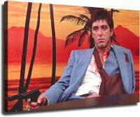 ภาพยนต์เรื่องพ่อทูนหัว Scarface ภาพยนต์ภาพภาพแต่งบ้าน HD การตกแต่งผ้าใบศิลปะห้องครัวห้องนอน