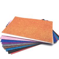 New 10Pcs/set Multicolor Sponge Glitters Foam Paper Fold Scrapbooking Paper Crafts Decor DIY Card Artwork 20*29.5cm*2mm Adhesives Tape