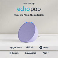 Amazon Introducing Echo Pop | Full sound compact smart speaker with Alexa | Lavender Bloom Lavender Bloom Device only