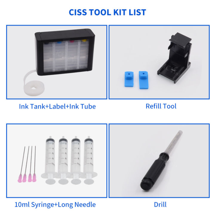 2022kmcyinks-ciss-หมึกระบบ-diy-ชุด-pg510-pg-510-cli-511ตลับหมึกเข้ากันได้สำหรับ-canon-ip2700-pixma-mp250-mp270-mp280