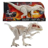Jurassic World Toy Resin Dinosaurs Lifelike Tyrannosaurus Full Body Movable Colorful Lights Simulated Sounds For Kids Gift