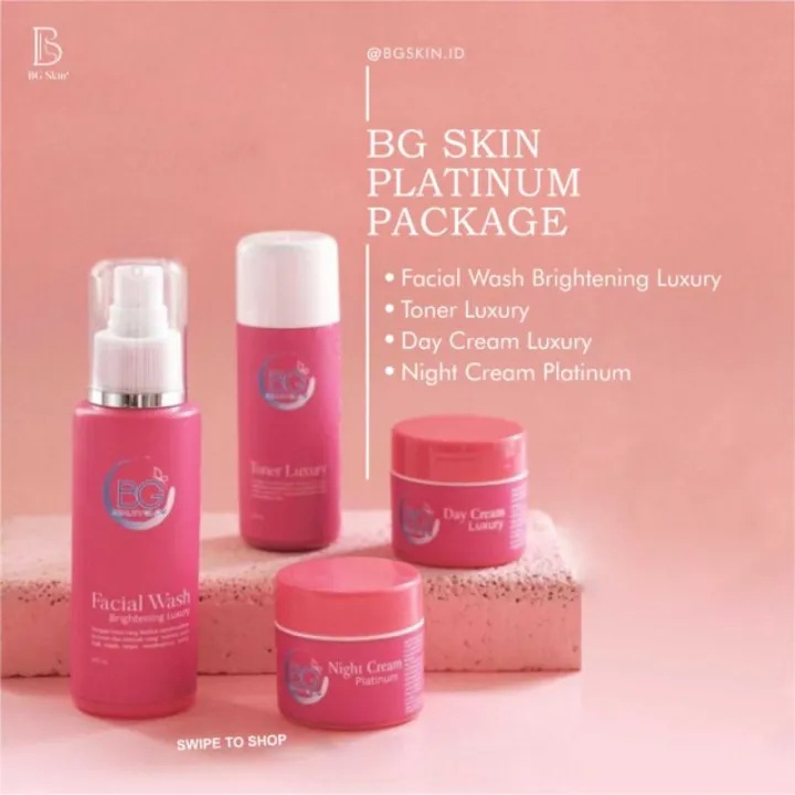 BG SKINCARE - PAKET PLATINUM - BG SKIN ORIGINAL 100% - BG SKIN | Lazada ...