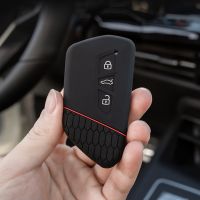 【cw】 Silicone Car Protect Shell Key Case Cover for VW Golf 8 MK8 ID4 ID 4 Accessories 2020 2021 2022