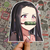 Nezuko สติ๊กเกอร์ nezuko kamado เนซึโกะ Anime Sticker อนิเมะสติ๊กเกอร์ ดาบพิฆาตอสูร Kimetsu No Yaiba