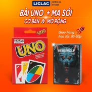 Combo Bài Uno + Ma Sói Việt Hóa - Trò chơi Board Game Ma Sói