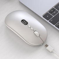 เมาส์ไร้สายแบบชาร์จคอมพิวเตอร์ Ergonomic Mini USB Mause 2400DPI 7ปุ่ม2.4Ghz Silent Mouse Optical Mice สำหรับแล็ปท็อป PC