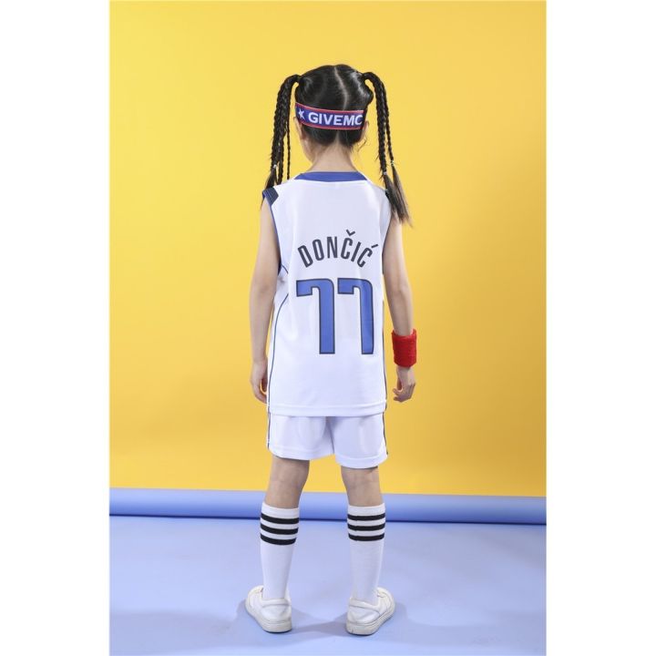 nba-dallas-mavericks-no-77-luka-don-i-jersey-kids-basketball-clothing-suits