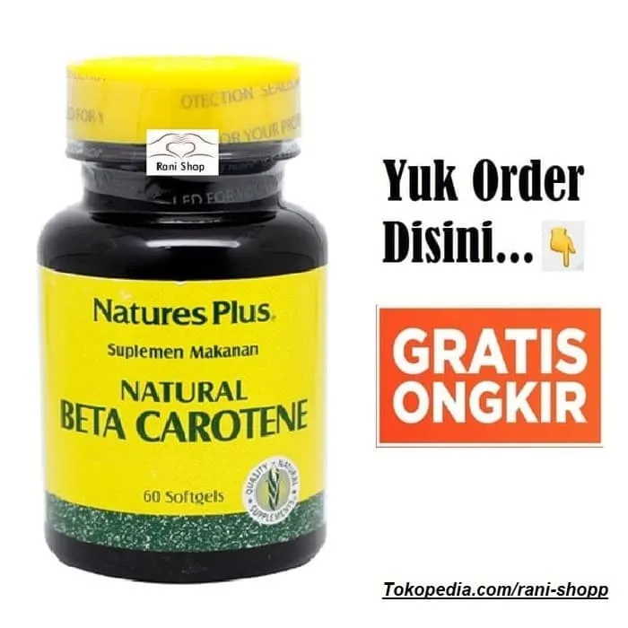 Nature'S Natures Nature Plus Natural Beta Carotene Karoten 60 Sg
