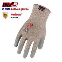 SAFETY-INXS V-2001 Anti-cut gloves Palm coating Breathable Level 5 Cut resistant gloves Wear-resistant Mechanical gloves