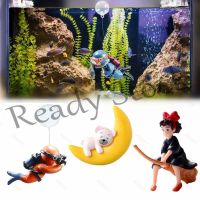 【hot sale】 ❐ B09 New Cute Floating Aquarium Decoration Diver Magic Fairy Moon Animal Figure Cartoon Fish Tank Ornament