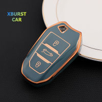 สำหรับ Citroen C4L C6 C3-XR Picasso DS3 DS4 Peugeot 308 408 508 2008 3008 4008 5008 TPU รถ REMOTE Key Case SHELL