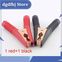 Dgdfhj Shop 2pcs 92mm 100A Handle Electric Alligator Clips Crocodile Adapter Battery Test Connector Test Cable Probe Metal Clips