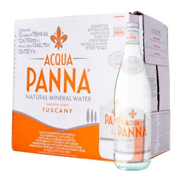  Acqua Panna Natural Spring Water, 750ml Glass 12