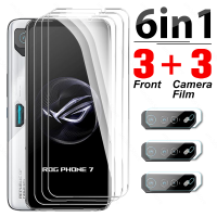 กระจกหน้ากล้อง2in1 6in1 4in1สำหรับโทรศัพท์ Asus ROG 7 Ultimate 5G ปกป้องหน้าจอ RoGPhone 7 Ultimate Phone7 6 6 Pro ROGPhone7 678กระจกป้องกัน