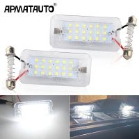 2x Fits For Fiat 500 / Abarth 500 2007-2016 CANbus Xenon White Led Number License Plate Lights Replace OEM 51800482 Bulbs  LEDs HIDs