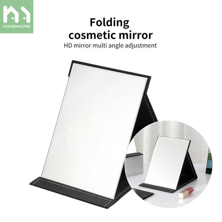 Homenhome folding cosmetic mirror desktop desktop small mirrors | Lazada PH