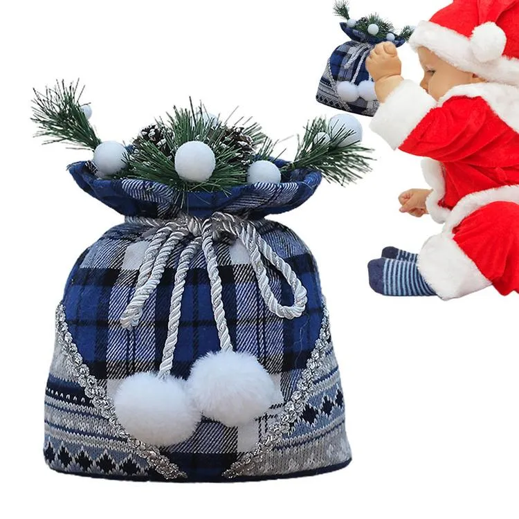 Christmas Reindeer Figurines Christmas Decorations On Shelf Blue ...