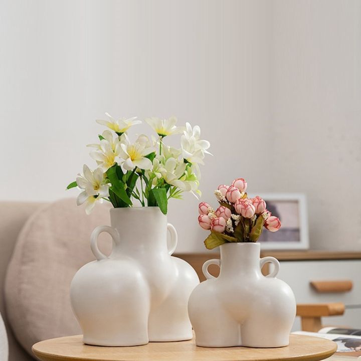 Ceramic Body Art Vase Vase Desktop for Home Office Decor Flower ...