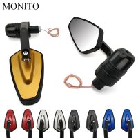 For BMW R1200S R1200ST R1150RT F650CS R1100S R1150R S1000RR 22mm Motorcycle Handle Bar End Mirrors Side Mirror Turn Signal LED