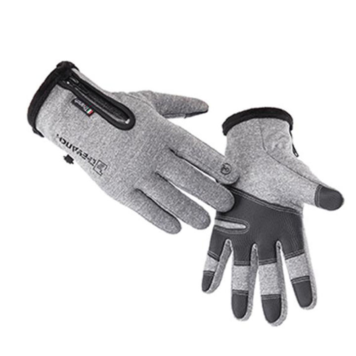 gloves-ถุงมือฤดูหนาว-ถุงมือกันหนาวกันน้ำให้ความอบอุ่นป้องกันลมและความร้อนหน้าจอสัมผัส