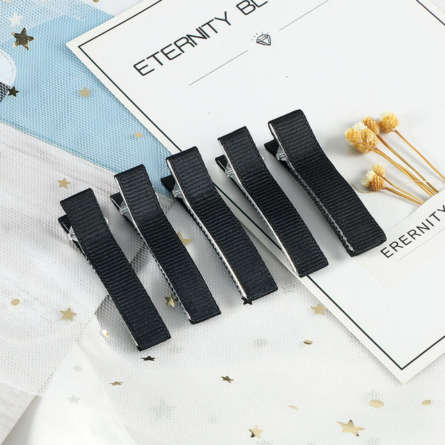 3.5 5 6cm Metal Fabric Hair Clips Cabochon Bezel Base Crocodile Duckbill Clip Alligator Clips For DIY Jewelry Making Accessories