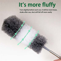 Extendable Feather Duster Brush Microfiber Long Handle Home Dust Cleaning Tool