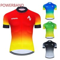 2022 Promotion2021 STYLE Powerband Cycling Top Strava Cycling Pro Jersey Mtb Bicycle Clothing Bike Wear Clothes Mens Short Maillot Roupa Ropa De Ciclismo