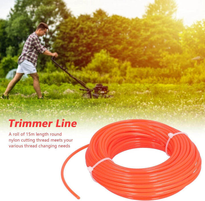 2mm Heavy-duty Durable Spiral Gas Trimmer Line Weed Eater Wacker String ...