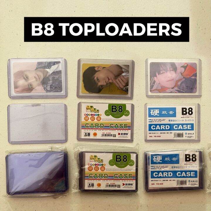 B8 Toploaders/Sideloaders for Photocards/Circle Cards/Collection Cards