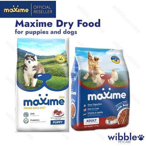 Maxime Dry Puppy Dog Food Original Packaging (400g/1.5kg) Lazada PH