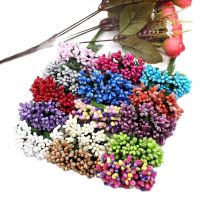 123672144 PCs Stamens For Needlework Artificial Flowers Wedding Party Decoration DIY Scrapbooking Garland Craft Fake Flowers