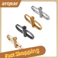 ARQEAR529453หัวปรับ4สีอุปกรณ์เสริมคลิปหัวเข็มขัดโลหะหัวเข็มขัดกระเป๋าถือมีโซ่กระเป๋าความยาวสายรัดสกรูกำหนดตำแหน่งสั้นลง