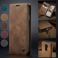 Magnetic Flip Wallet Case Cards Phone Cover For OnePlus 11 Pro 8T 7 Pro Slim Retro Leather Phone Case In Stock