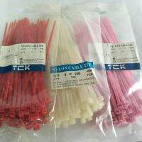 (3ห่อ) สายเคเบิ้ลไทร์ขนาด 6" 3สี 300 เส้น สินค้าพร้อมส่ง