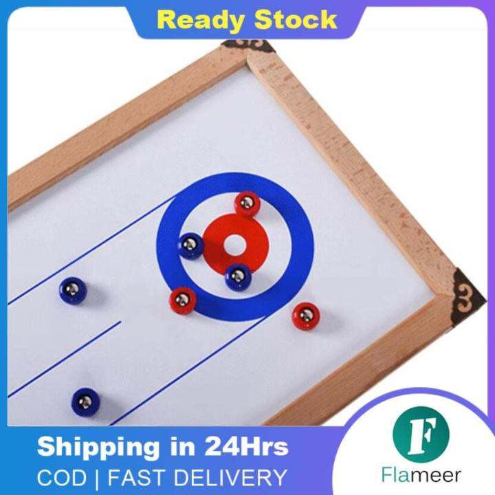 Flameer 8x Pucks Shuffleboard โต๊ะ Pucks เลื่อนด้านบน Shuffleboard เกม