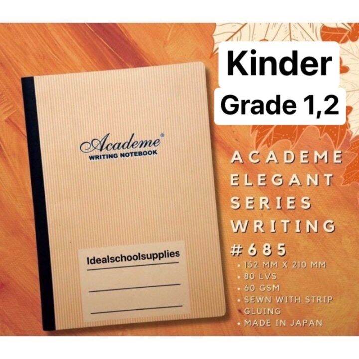 Writing Notebook Blue Red Lines 80L Grade 12 Kinder Wide Spacing