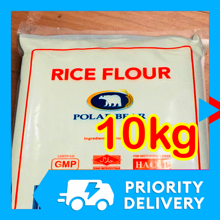 10kg Polar Bear RICE FLOUR Rice Powder (20x 500g) Sweet Rice Flour