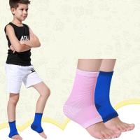 2Pcs Children Kids Ankle Compression Brace Support For Cycling Running Fitness Boys Girls Playing Sports Safety Guard Protector