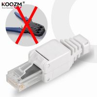 【CW】❀  No Crimp Connectors Ethernet Cable Tool-less Plug CAT6 RJ45 CAT5E Network