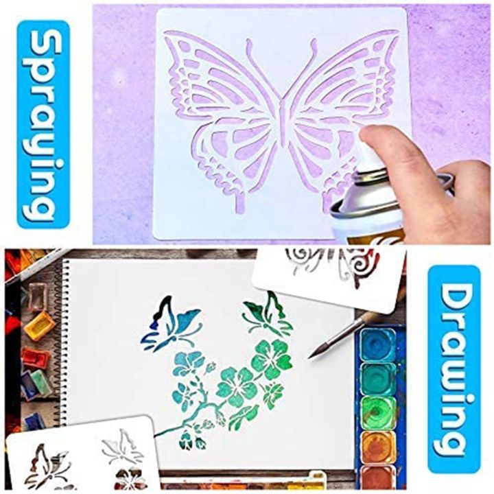 16pcs-reusable-butterfly-stencils-butterfly-template-art-painting-stencils-for-paint-craft-wall-diy-decor-6-x-6-inches