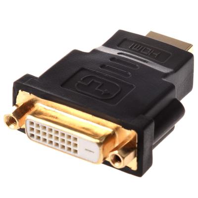 Gold Plated DVI 24+1 Male to HDMI Female Converter HDMI to DVI Adapter Conveter Support 1080P for HDTV LCD