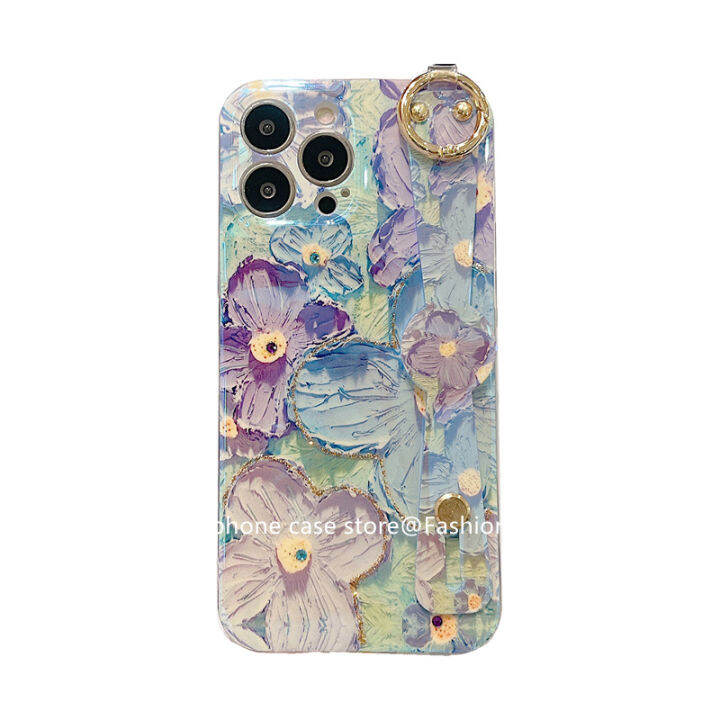 เคสโทรศัพท์-vivo-v29-y27-y36-5g-4g-เคส-phone-case-หรูหราวินเทจลายเพชรเทียมบลูเรย์ดอกไม้-camellia-ปลอก-vivov29-5g-นุ่มพร้อมสายรัดข้อมือ2023