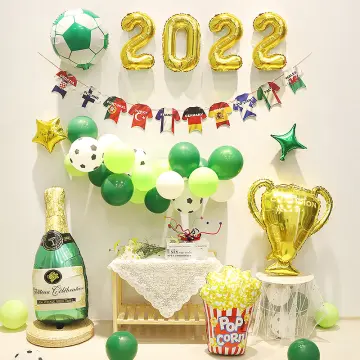 : 10PCS Soccer Jersey Balloons Qatar 2022 World Football  Tournament Cup Mylar Balloons Decorations - Football Balloons for Qatar  World Soccer Cup 2022 Party Supplies Decorations : Toys & Games