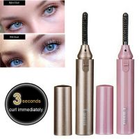 CBT Hot New Natural Curling Portable Makeup Tools Eye lash Curler Electric Heated Eyelash Curler Long Lasting Double-Sided Eyelash Brush