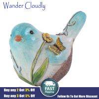 Wander Cloudly รูปแกะสลักขนาดจิ๋วรูปนกน่ารักขนาดเล็กตั้งโต๊ะในสวนเทพนิยายรูปปั้นนกทำจากเรซินเครื่องประดับงานศิลปะสำหรับสะสมผลิตภัณฑ์ตกแต่งบนโต๊ะ