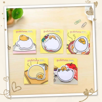 Dinophile (แพ็ค 20 แผ่น) กระดาษโน๊ตไข่ขี้เกียจ gudetama มีกาว Post-it กระดาษโน๊ตเกาหลี โพสอิทลายการ์ตูน