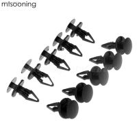 ☜ஐஐ mtsooning 50PCS 6.3mm Hole Car Fender Fastener Black Push Type Rivet Auto Fixed Clamp for Ford Buick Chevrolet Interior Clip