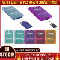 เครื่องอ่านการ์ดอะแดปเตอร์เมมโมรี่การ์ด SIO2SD สำหรับ PS2 Playstation 2 MX4SIO สำหรับบัตร TF ดิจิทัลที่ปลอดภัยสำหรับอุปกรณ์อิเล็กทรอนิกส์สำหรับผู้บริโภค